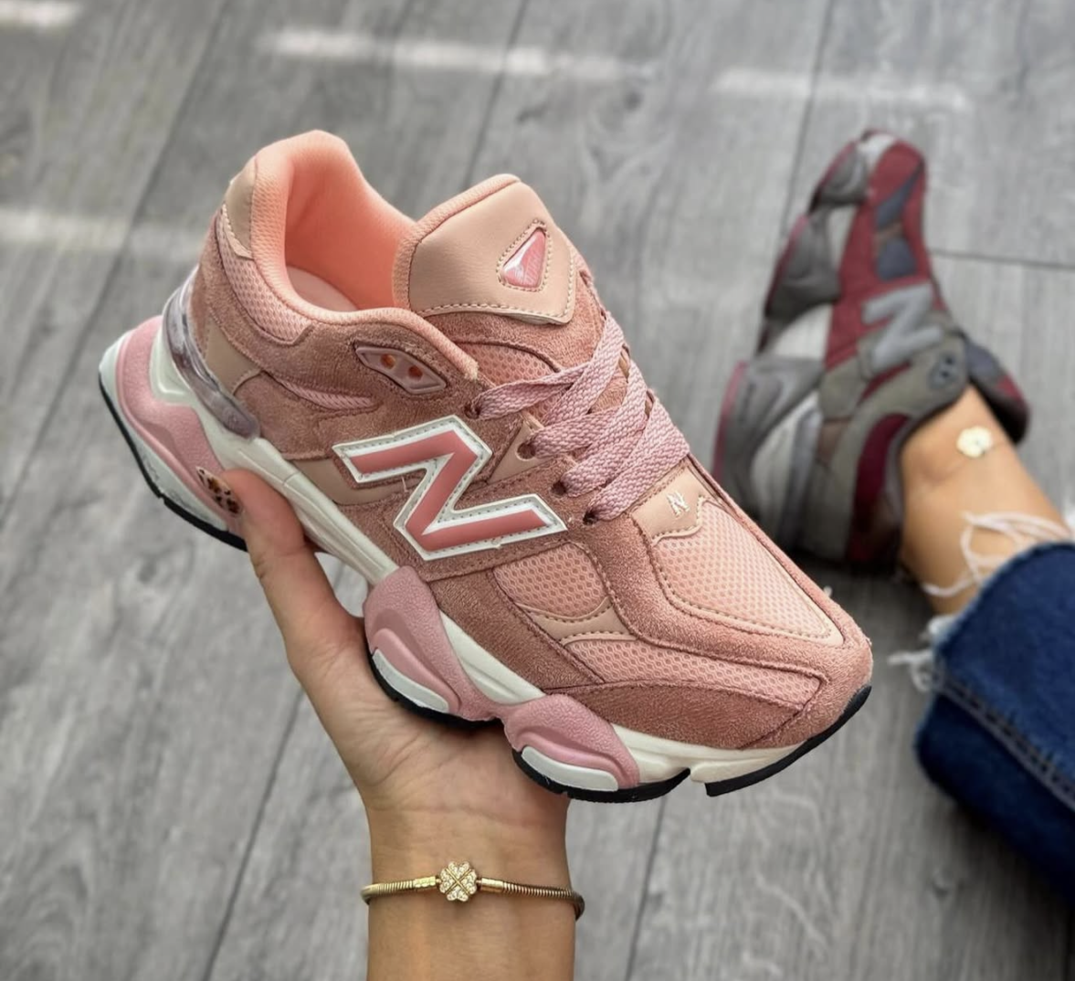 Маратонки NB - Crystal Pink 18163